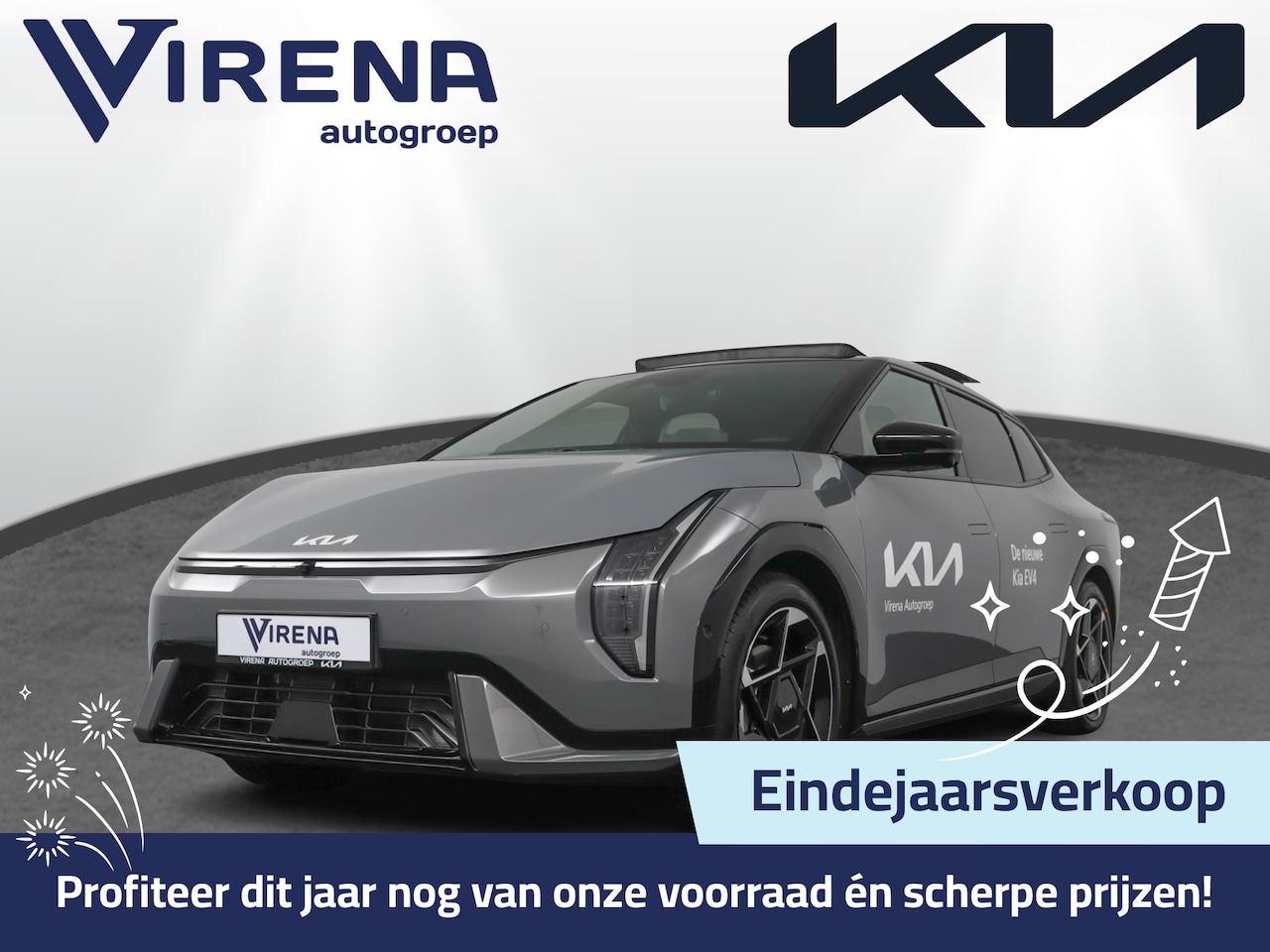 Kia EV4 Fastback - GT-PlusLine 81.4 kWh - DEMO - Head-up Display - 360 Camera - Stoelverwarming/ventilatie - - AutoWereld.nl