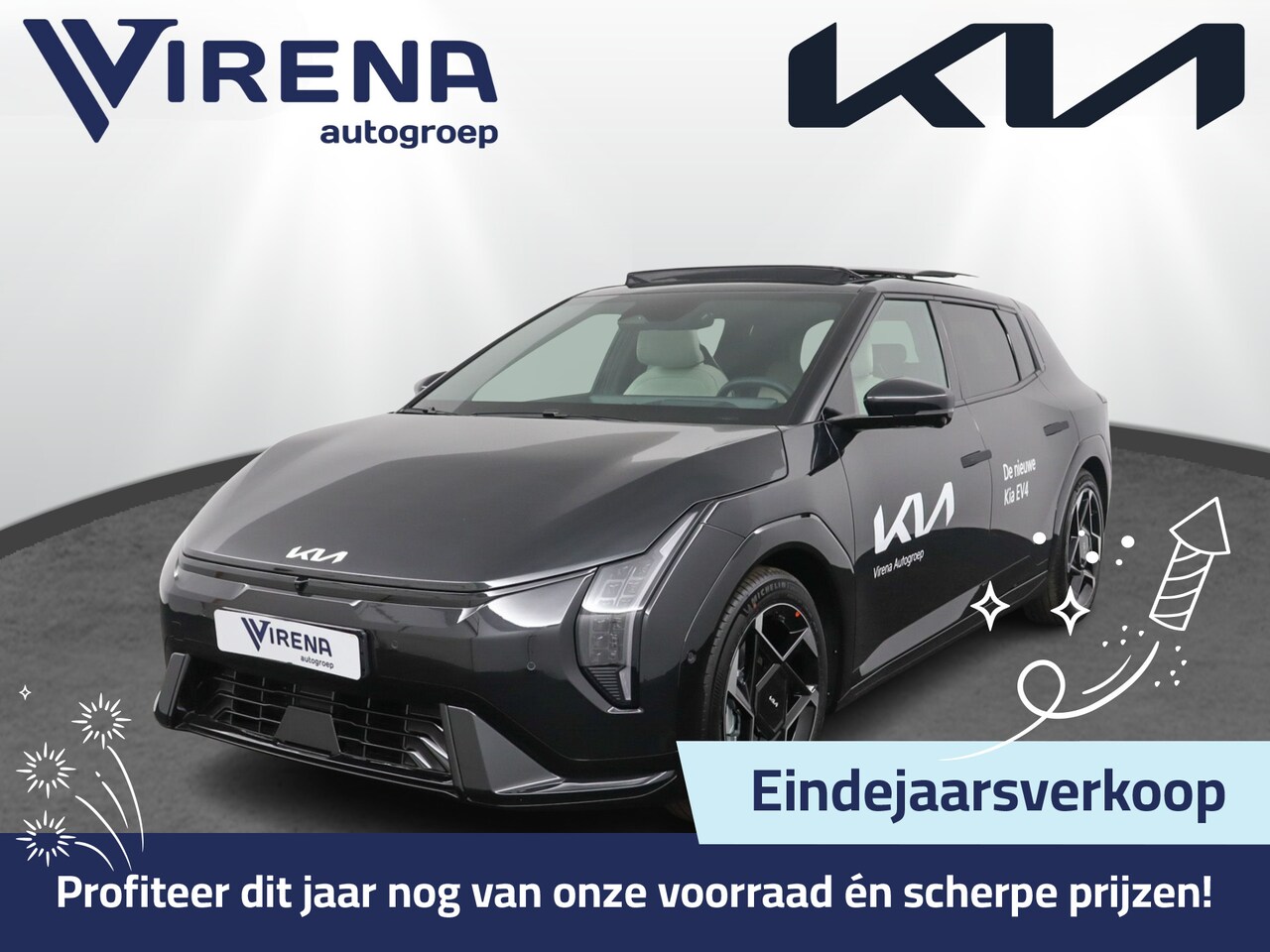Kia EV4 - GT-PlusLine 81.4 kWh DEMO - Stoel/Stuur verwarming - Stoel ventilatie - Matrix koplampen - - AutoWereld.nl
