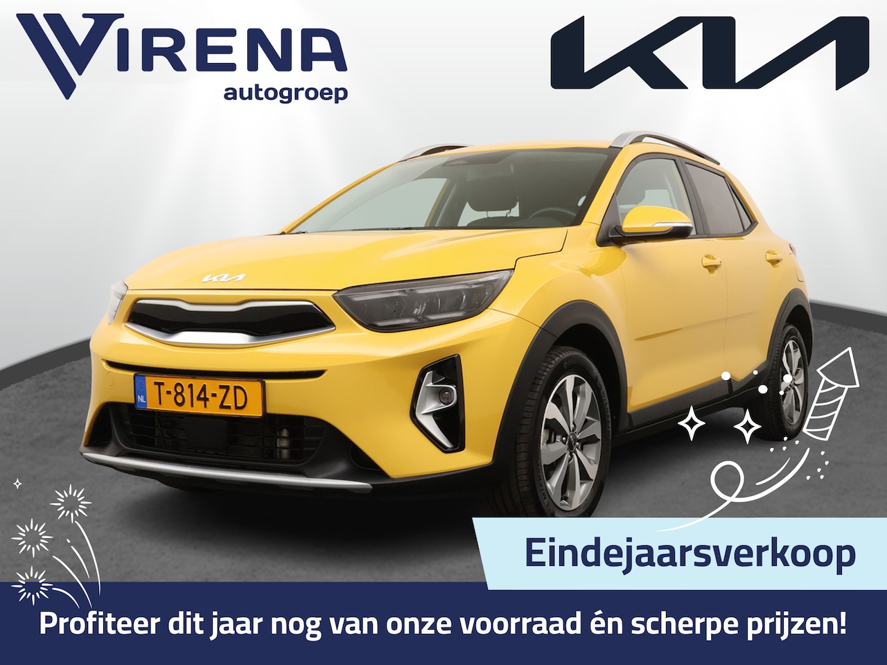 Kia Stonic - 1.0 T-GDi MHEV DynamicPlusLine - Navigatie - LED koplampen - Camera - Apple Carplay/Androi - AutoWereld.nl