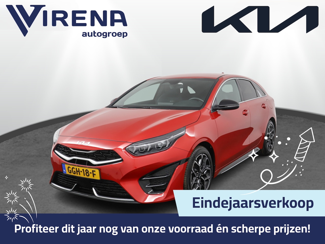 Kia Pro cee'd - 1.5 T-GDi GT-Line Automaat - Led Koplampen - Adaptief Cruise Control - Navigatie - Climate - AutoWereld.nl