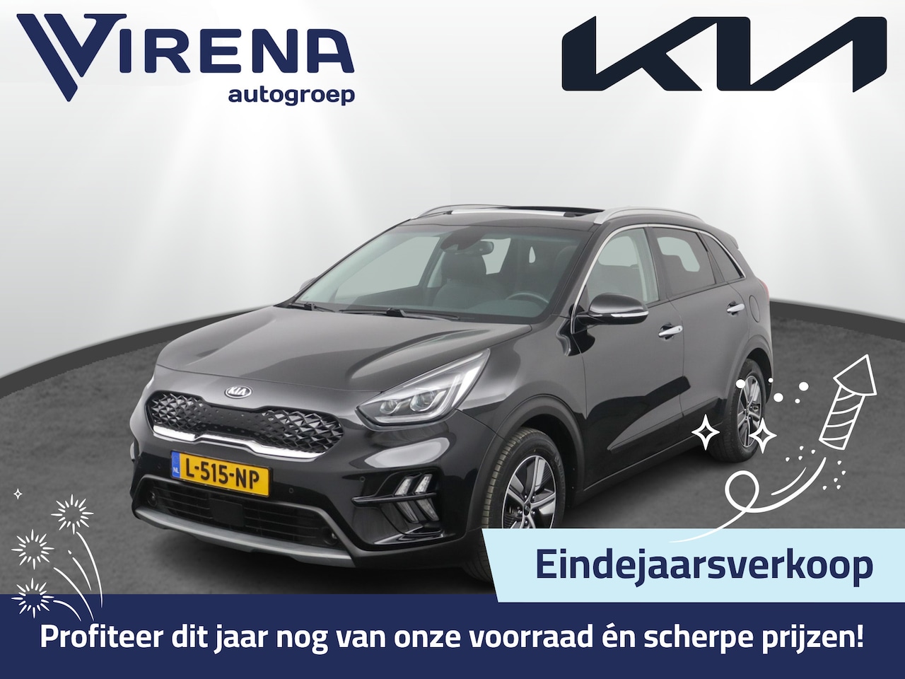 Kia Niro - 1.6 GDi Hybrid ExecutiveLine - Automaat - Stoelverwarming - Kantel/Schuifdak - Navigatie - - AutoWereld.nl