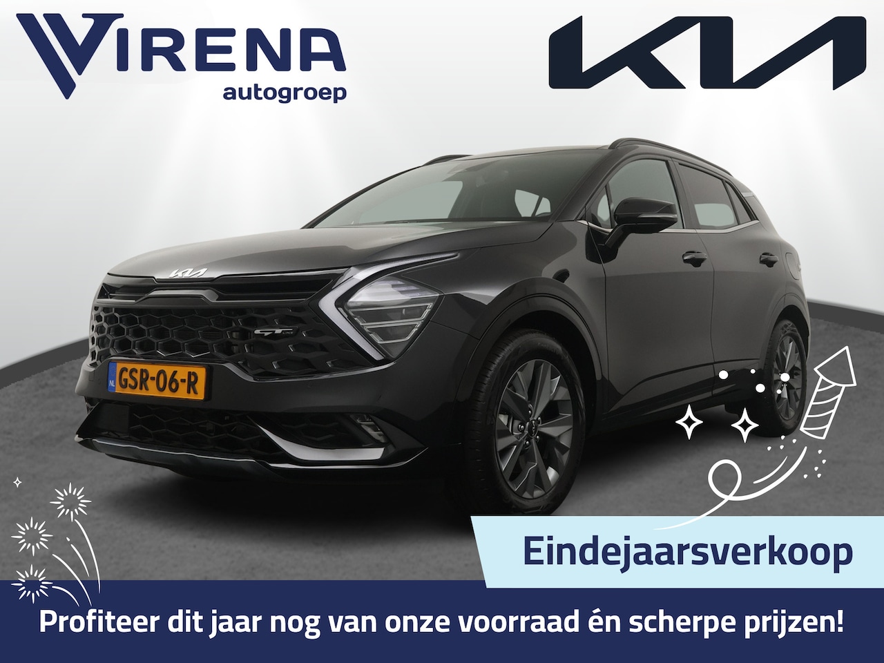 Kia Sportage - 1.6 T-GDi Hybrid GT-Line Apple Carplay/Android Auto - Cruise Control - Dodehoekdetectie - - AutoWereld.nl