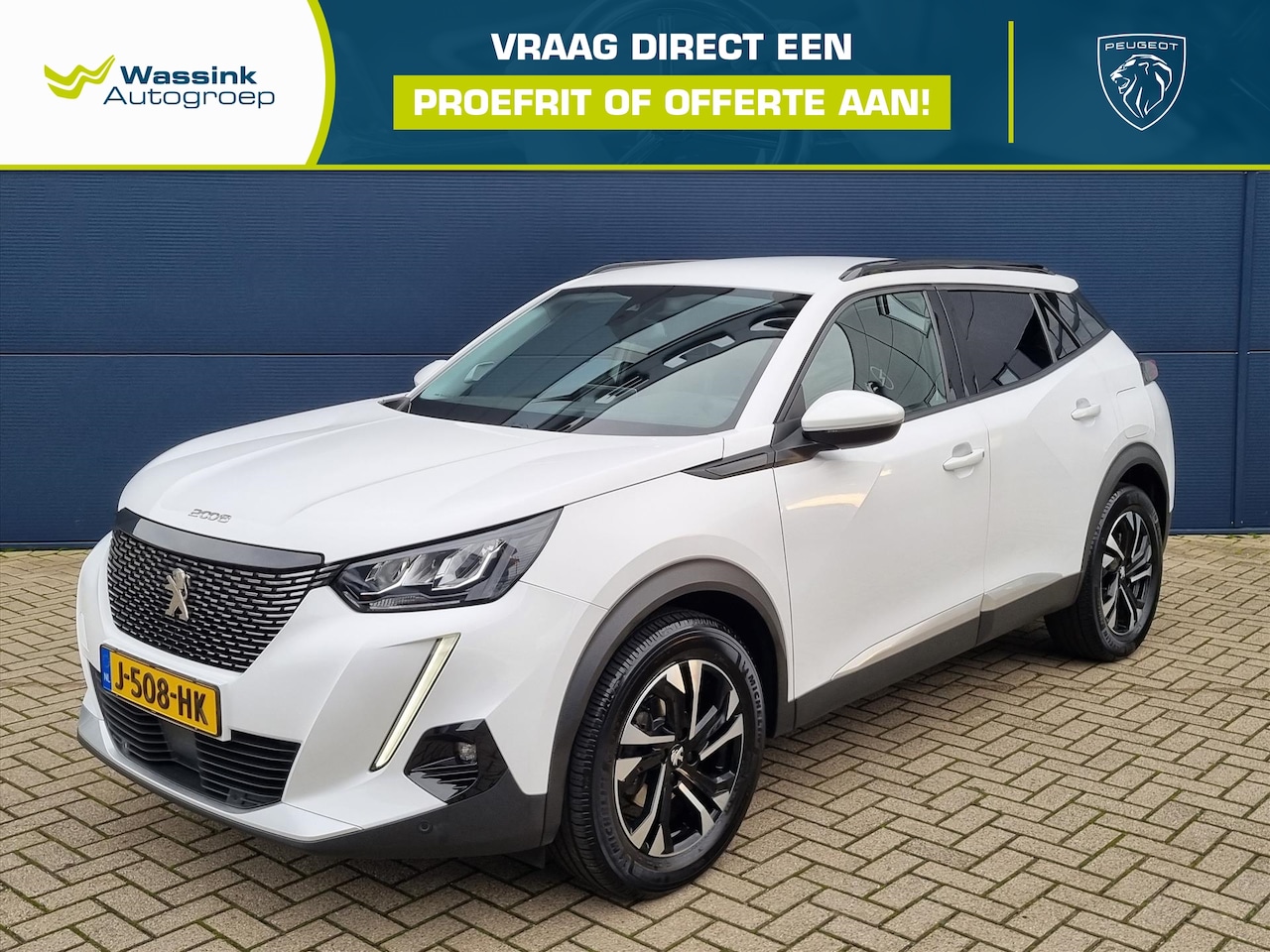 Peugeot 2008 - 1.2 Turbo 100pk Blue Lease Allure | Climate Control | Navigatie | Camera | Apple Carplay | - AutoWereld.nl