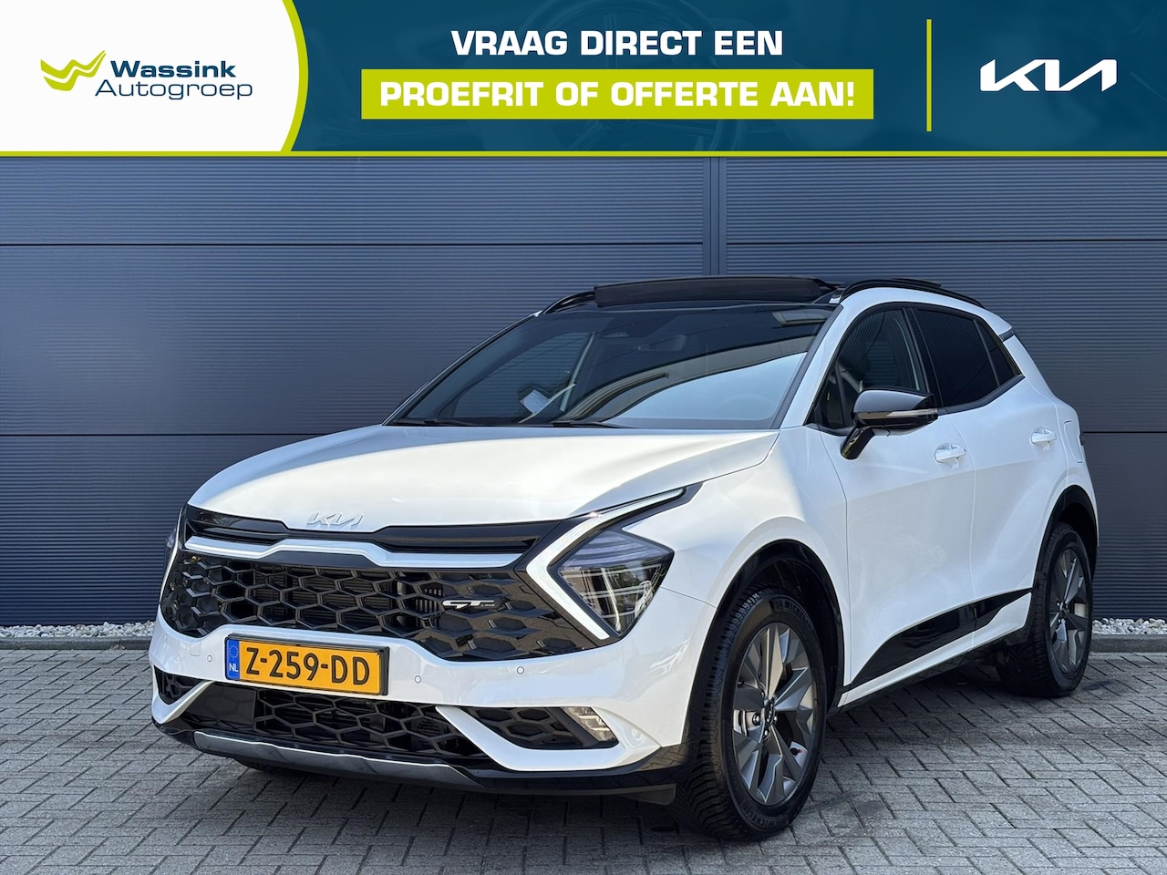 Kia Sportage - 1.6 T-GDi 230pk Hybrid AT6 GT-Line | Navigatie | Carplay | Climate control | Handsfree ach - AutoWereld.nl