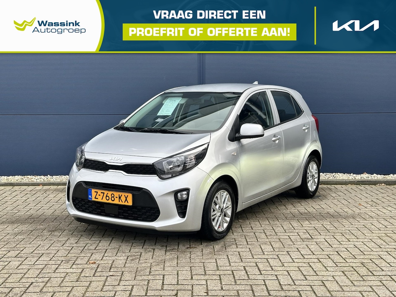 Kia Picanto - 1.0 DPi 63pk 4-zits AUTOMAAT DynamicLine | Camera | Airco | Apple Carplay Android Auto - AutoWereld.nl