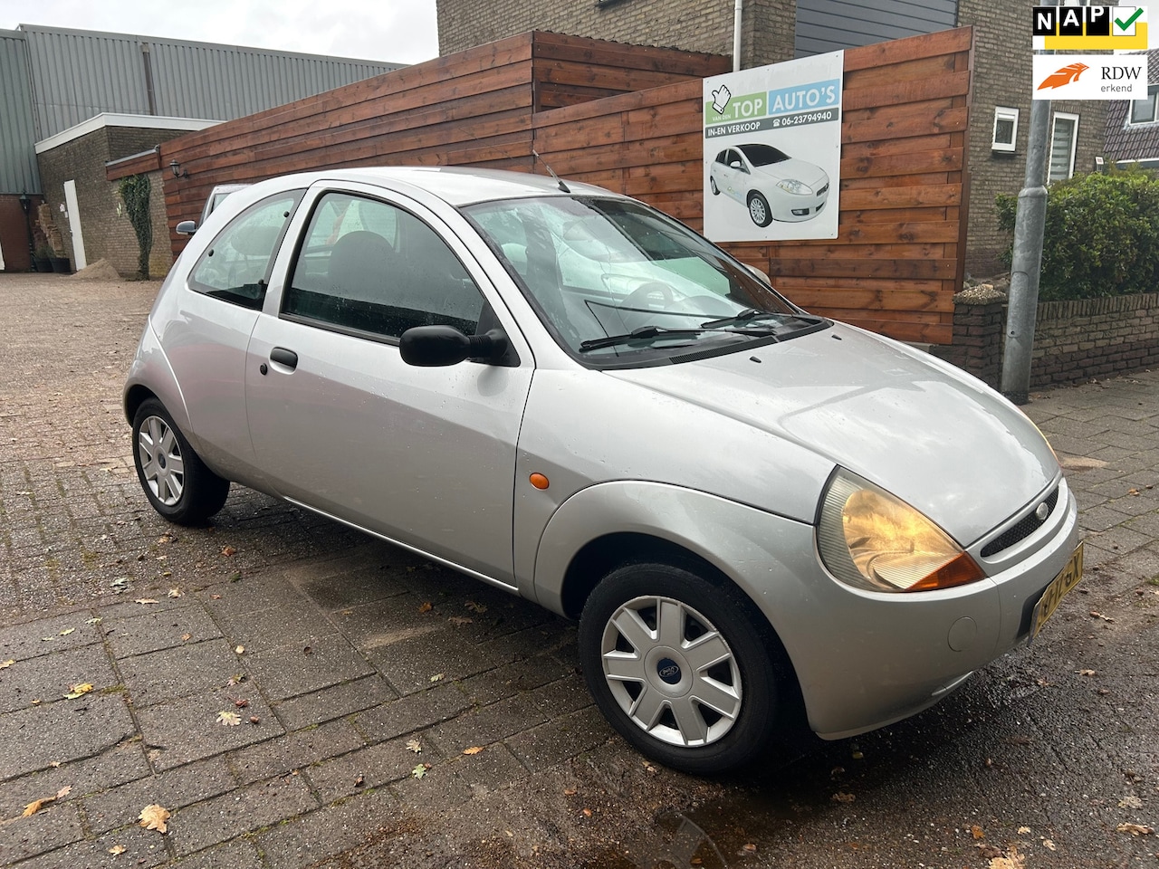 Ford Ka - 1.3 Futura zeer nette met weinig km. nieuwe apk! - AutoWereld.nl