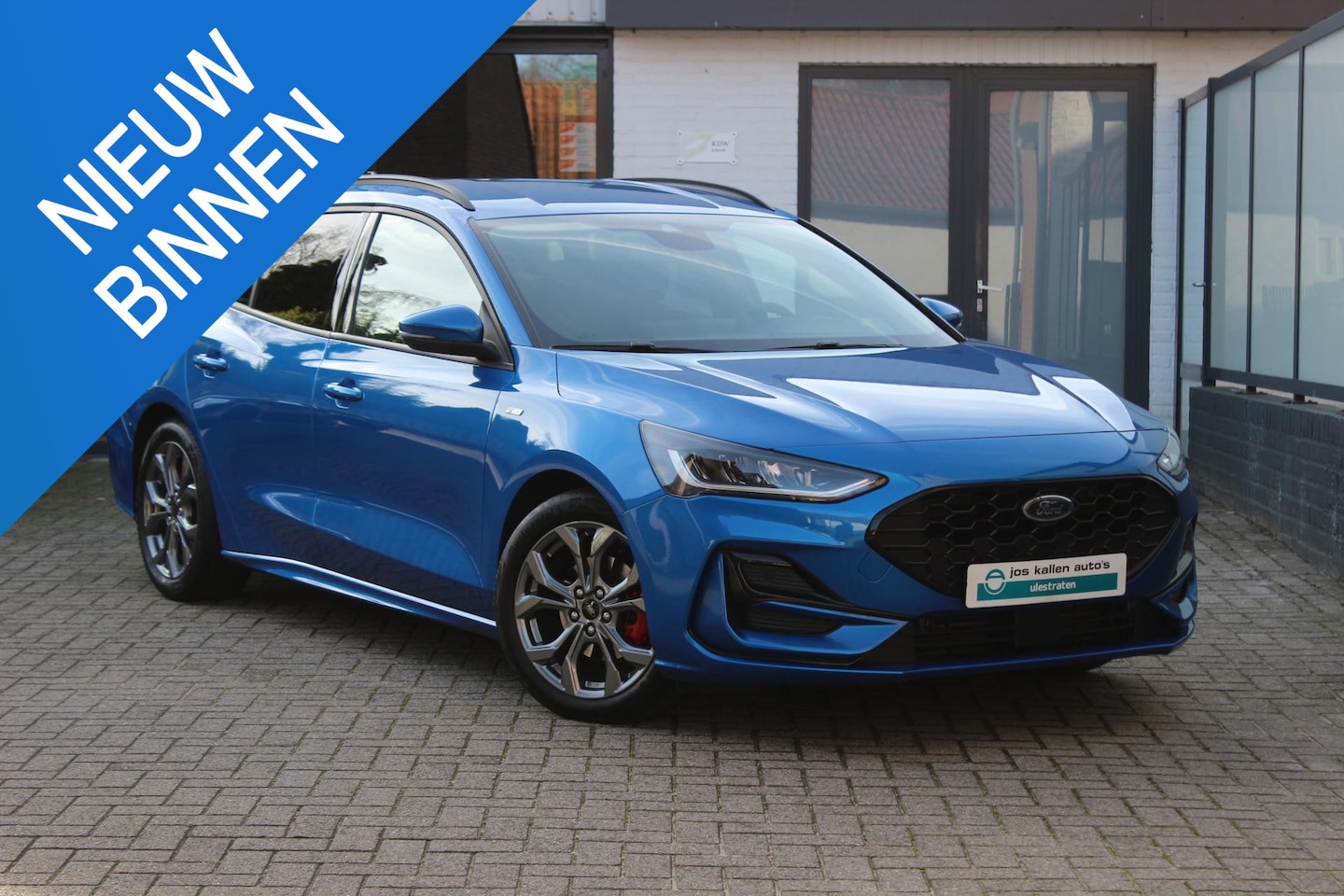 Ford Focus Wagon - 1.0 EcoBoost Hybrid ST Line X Driver Ass Pack, Elek achterklep, Desert Island Blue!! - AutoWereld.nl