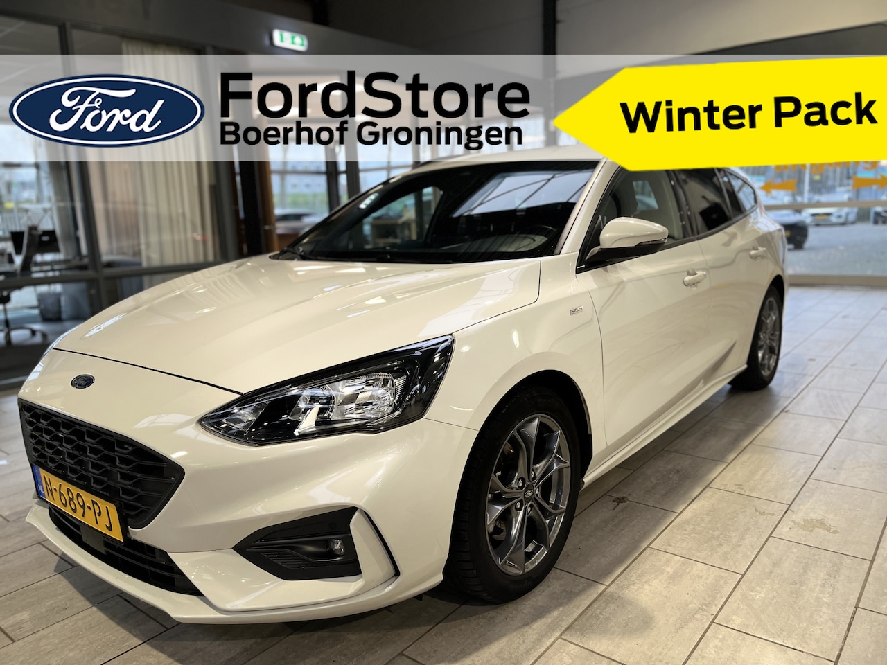 Ford Focus Wagon - EcoBoost 125pk Hybrid ST Line Business | 100% Dealer onderhouden | Winter Pack | Cruise | - AutoWereld.nl