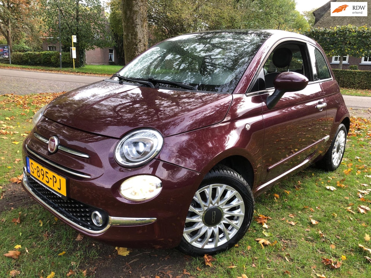 Fiat 500 - 1.2 Popstar Airco/ Navi / Panodak / Zeer netjes!! - AutoWereld.nl