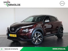 Nissan Juke - 1.0 DIG-T Tekna | AUTOMAAT | Navigatie | Adapt. Cruise | 360 Camera | Trekhaak |