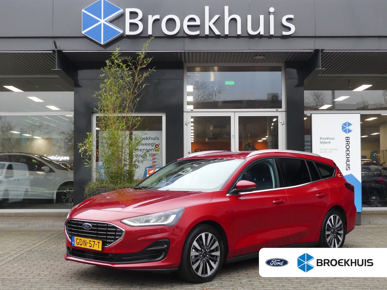 Ford Focus Wagon - 1.0 EcoBoost Hybrid 125PK Titanium X | AGR-STOEL | STOEL+STUUR+VOORRUITVERWARMING | CAMERA - AutoWereld.nl
