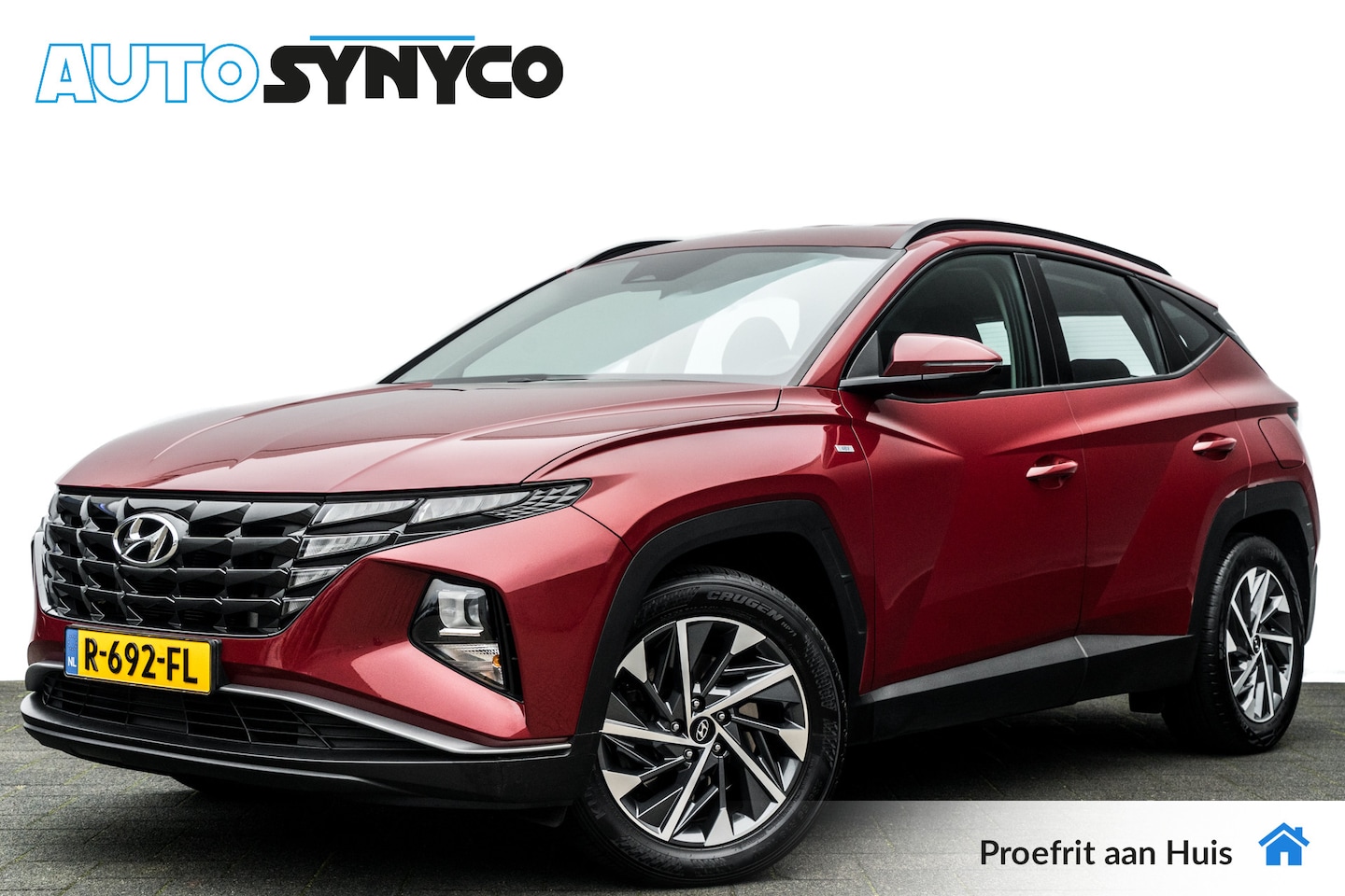 Hyundai Tucson - 1.6 T-GDI 150 Pk MHEV Automaat i-Motion | Trekhaak | Camera | 18 inch LMV | Stoelverwarmin - AutoWereld.nl