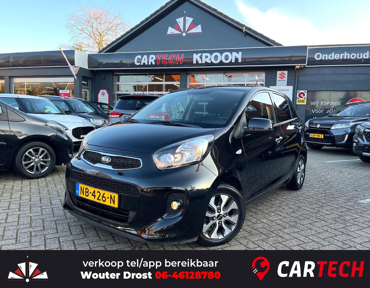 Kia Picanto - 1.0 CVVT ComfortPlusLine Navigator 1.0 CVVT ComfortPlusLine Navigator - AutoWereld.nl