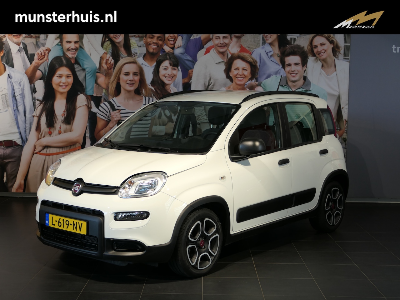 Fiat Panda - 1.0 Hybrid City Life Sensor achter - Elektrisch verstelbare buitenspiegels - AutoWereld.nl