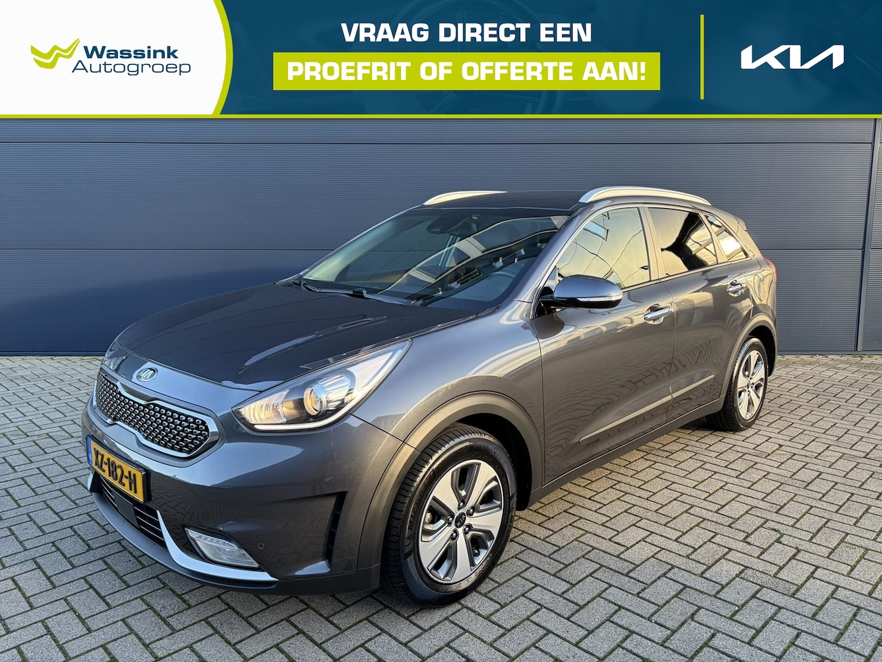 Kia Niro - 1.6 GDi Hybrid 141pk DCT6 DynamicPlusLine | Trekhaak | Stoelverwarming | Navigatie | Parke - AutoWereld.nl