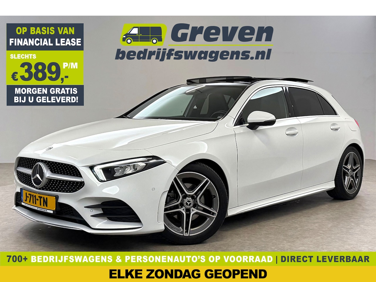 Mercedes-Benz A-klasse - 180 AMG | Pano | Virtual | Camera | Cruise | Carplay | Stoelverw. | Navi | NAP - AutoWereld.nl