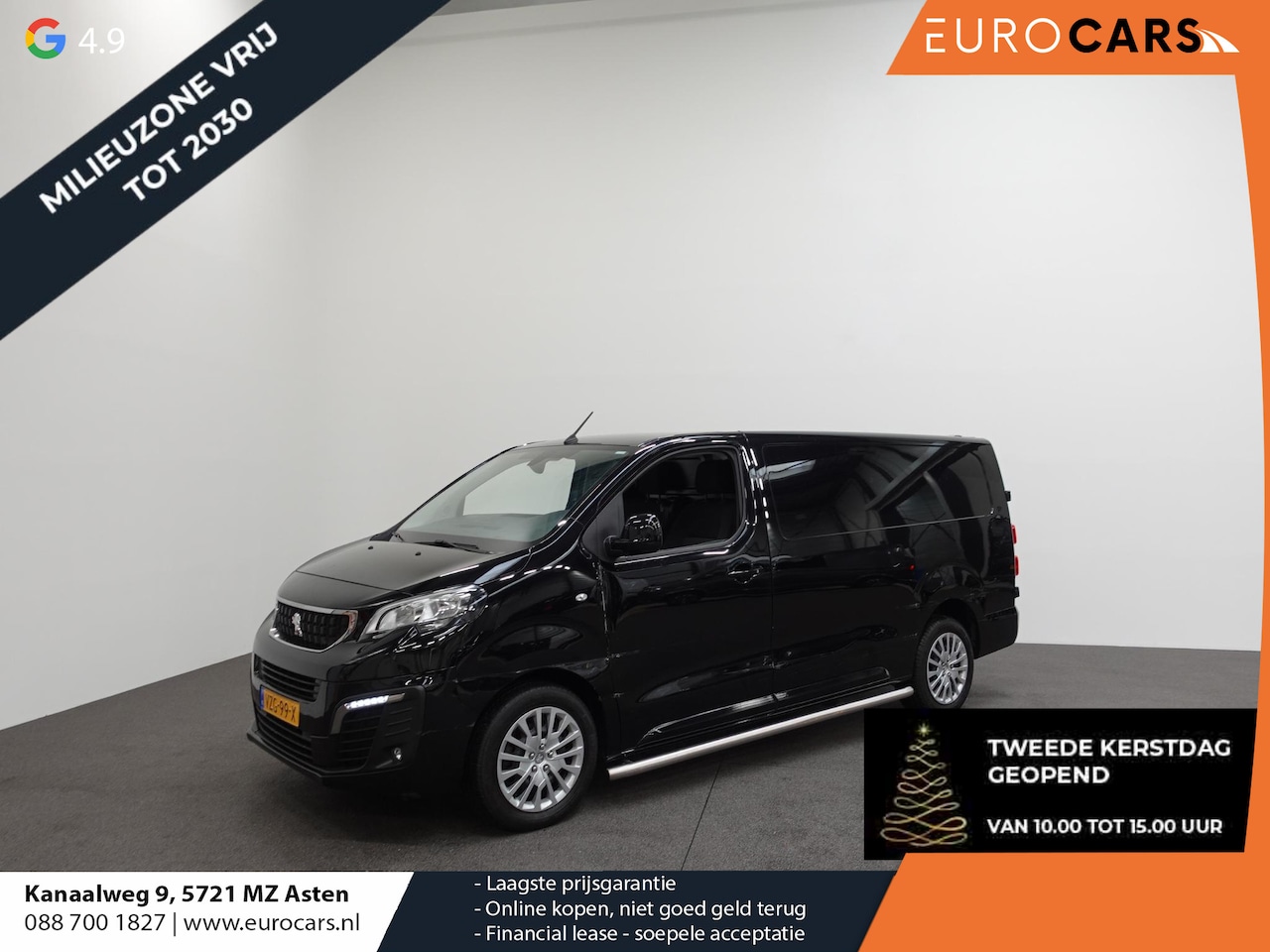 Peugeot Expert - 145PK Automaat L3 Trekhaak Navigatie parkeersensoren Airco 3 zits cruise control - AutoWereld.nl