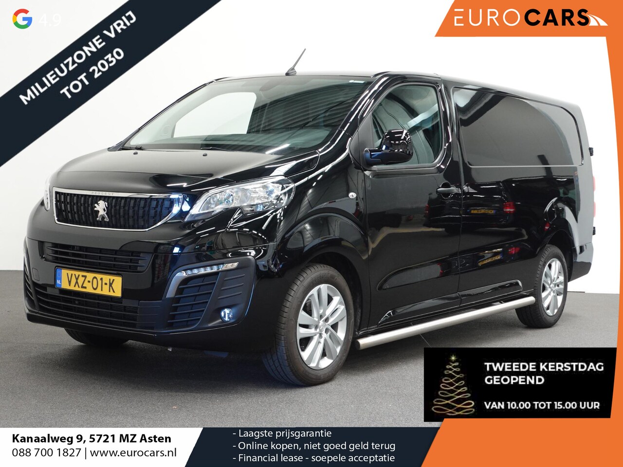 Peugeot Expert - 2.0 BlueHDI 180 pk L3H1 Long Premium Automaat Navigatie Trekhaak Apple Carplay/ Android Au - AutoWereld.nl