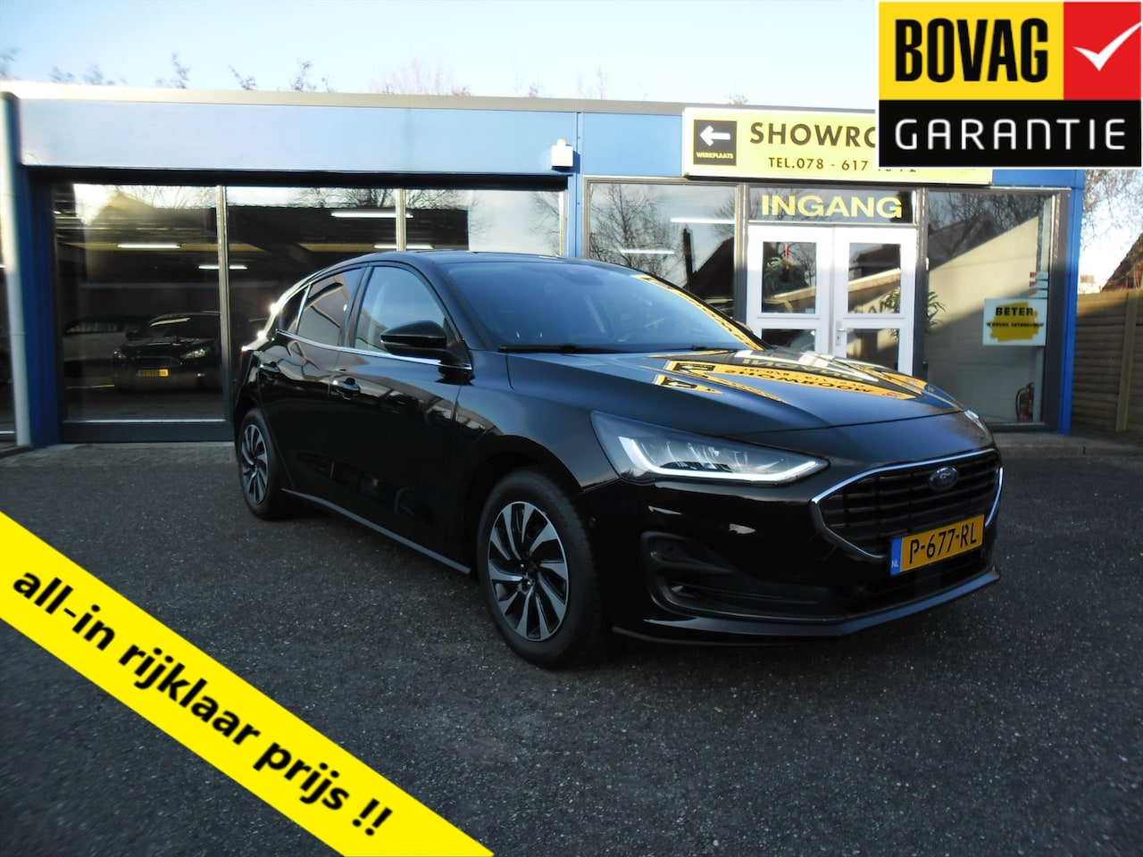 Ford Focus - 5 Drs Ecoboost Hybrid 125Pk Titanium Style Nieuw Model Nav Ecc Camera Pdc Winterpack Led R - AutoWereld.nl