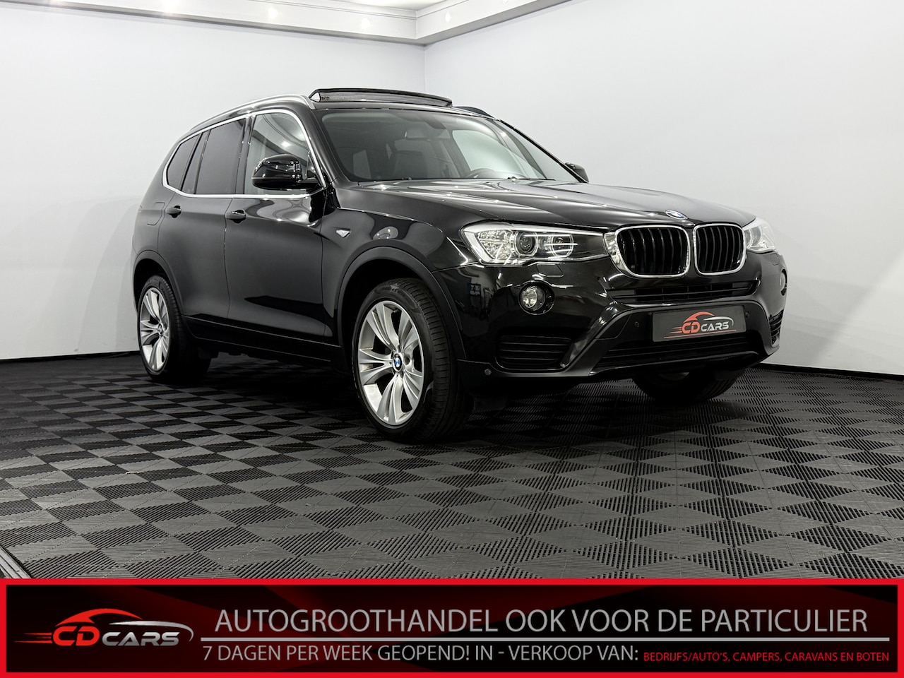 BMW X3 - xDrive20d High Executive Leder, Pano, Parkeersensoren, Navi, Stoelverwarming, Keyless star - AutoWereld.nl