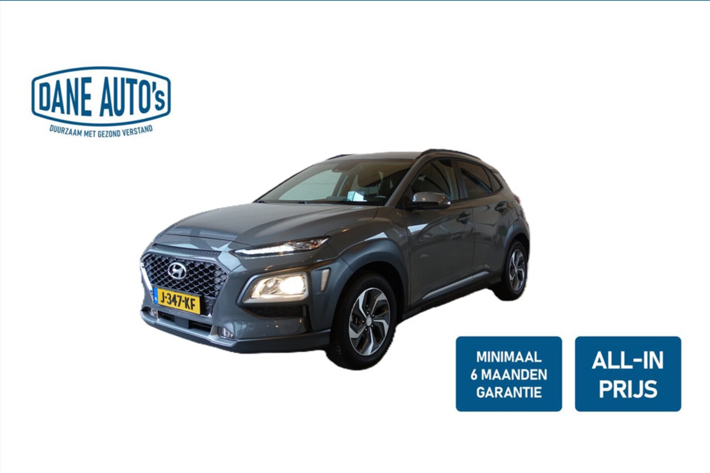 Hyundai Kona - 1.6 GDI HEV Fashion - RIJKLAARPRIJS - AutoWereld.nl