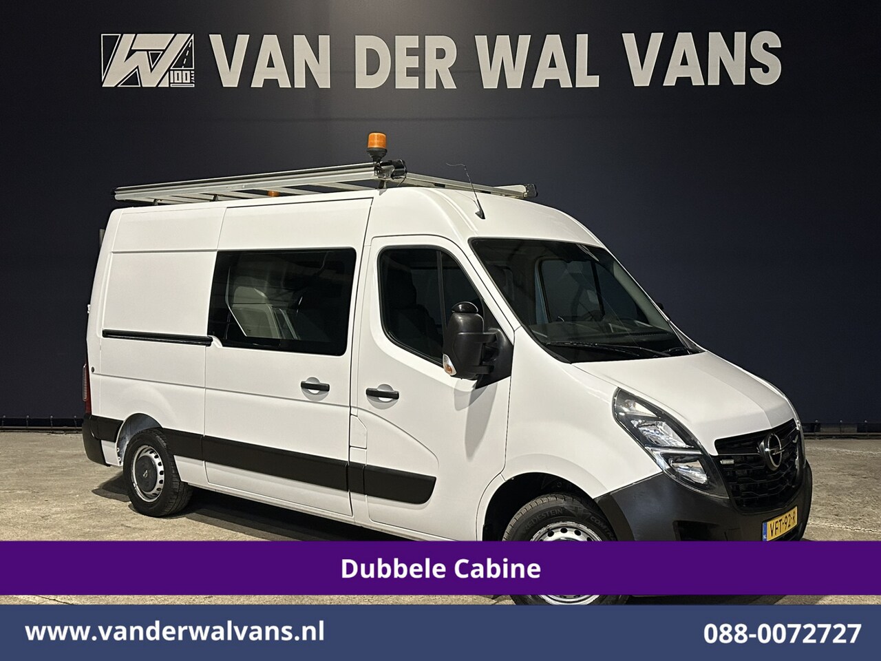 Opel Movano - 2.3 Turbo 150pk L2H2 Dubbele Cabine Inrichting Euro6 Airco | Imperiaal | 2500kg Trekhaak | - AutoWereld.nl