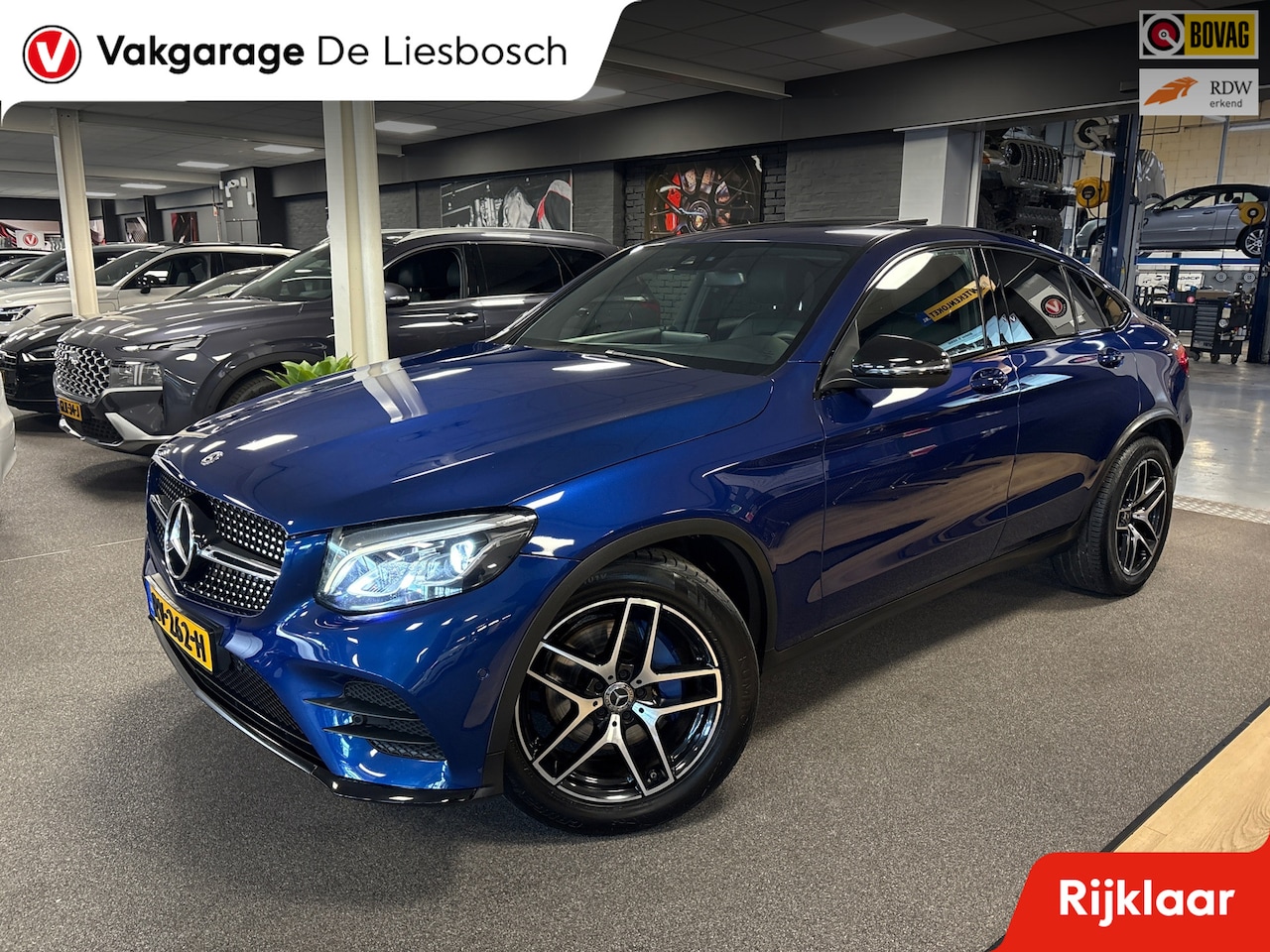 Mercedes-Benz GLC-klasse Coupé - 250 4MATIC Premium Plus/AMG/schuifdak/navi/camera/stoelverw/boeken - AutoWereld.nl