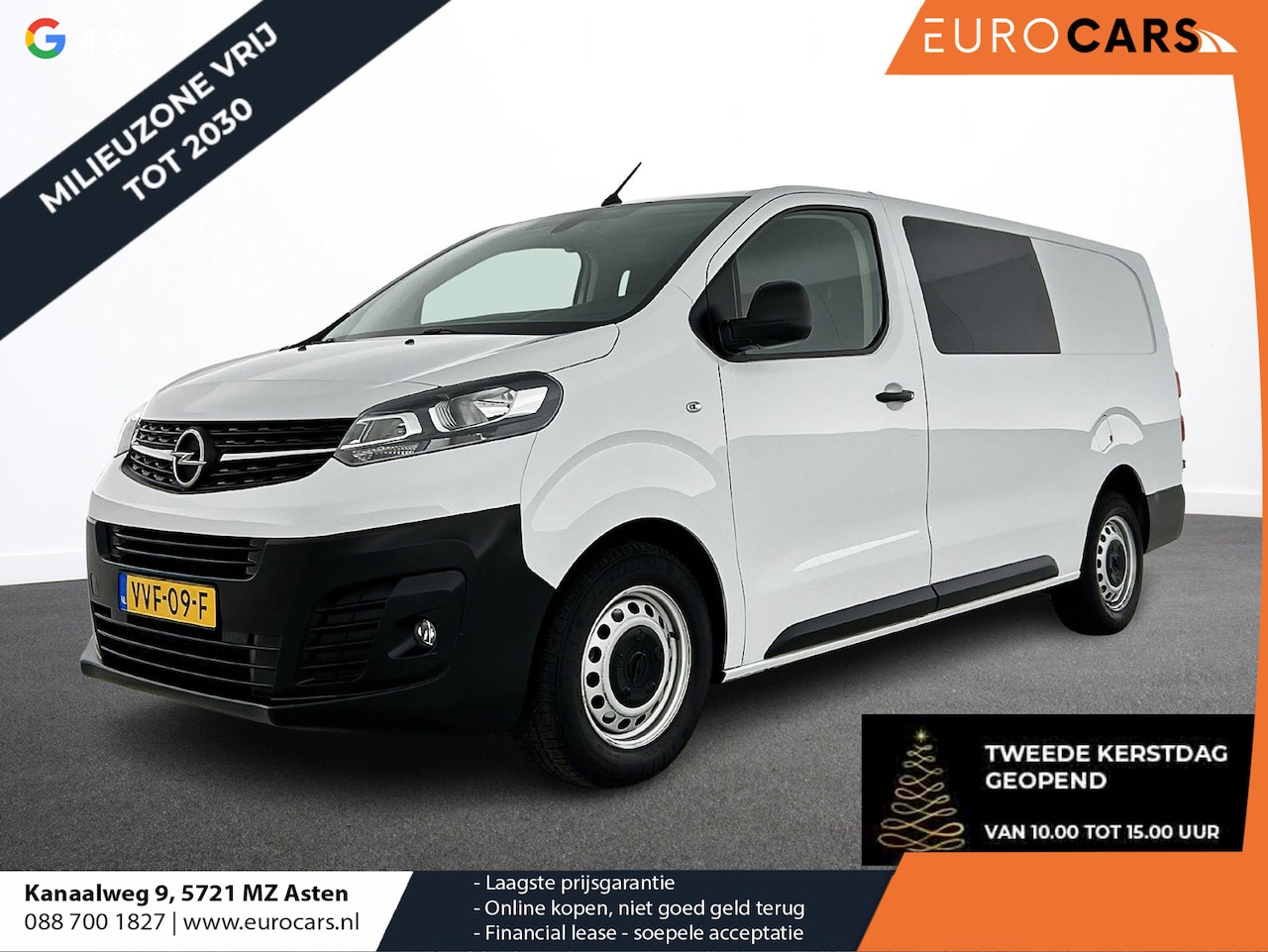 Opel Vivaro - 2.0 CDTI L3H1 Dubbele Cabine Edition Automaat Airco Cruise Navigatie Trekhaak - AutoWereld.nl