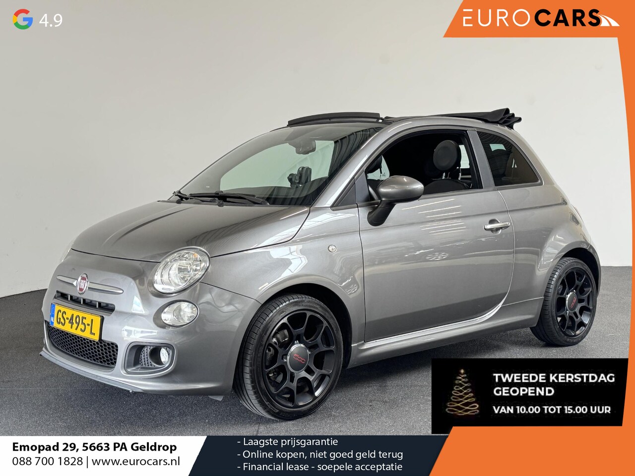 Fiat 500 C - 0.9 TwinAir Turbo 500S CABRIO Climate control - AutoWereld.nl