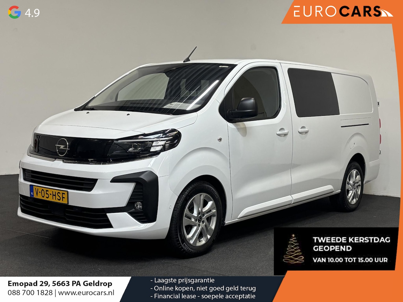 Opel Vivaro - 2.0 Diesel 180 S&S L3 Automaat Dubbele Cabine 2 schuifdeuren Android Auto/Apple CarPlay Na - AutoWereld.nl
