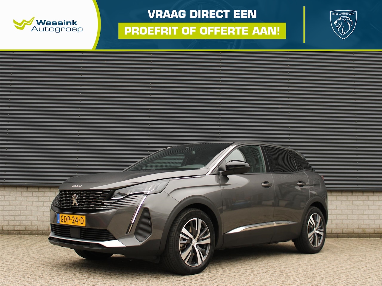 Peugeot 3008 - Allure Pack Business Plug-in HYbrid 225pk e-EAT8 I Trekhaak I Stoelverwarming I Navigatie - AutoWereld.nl