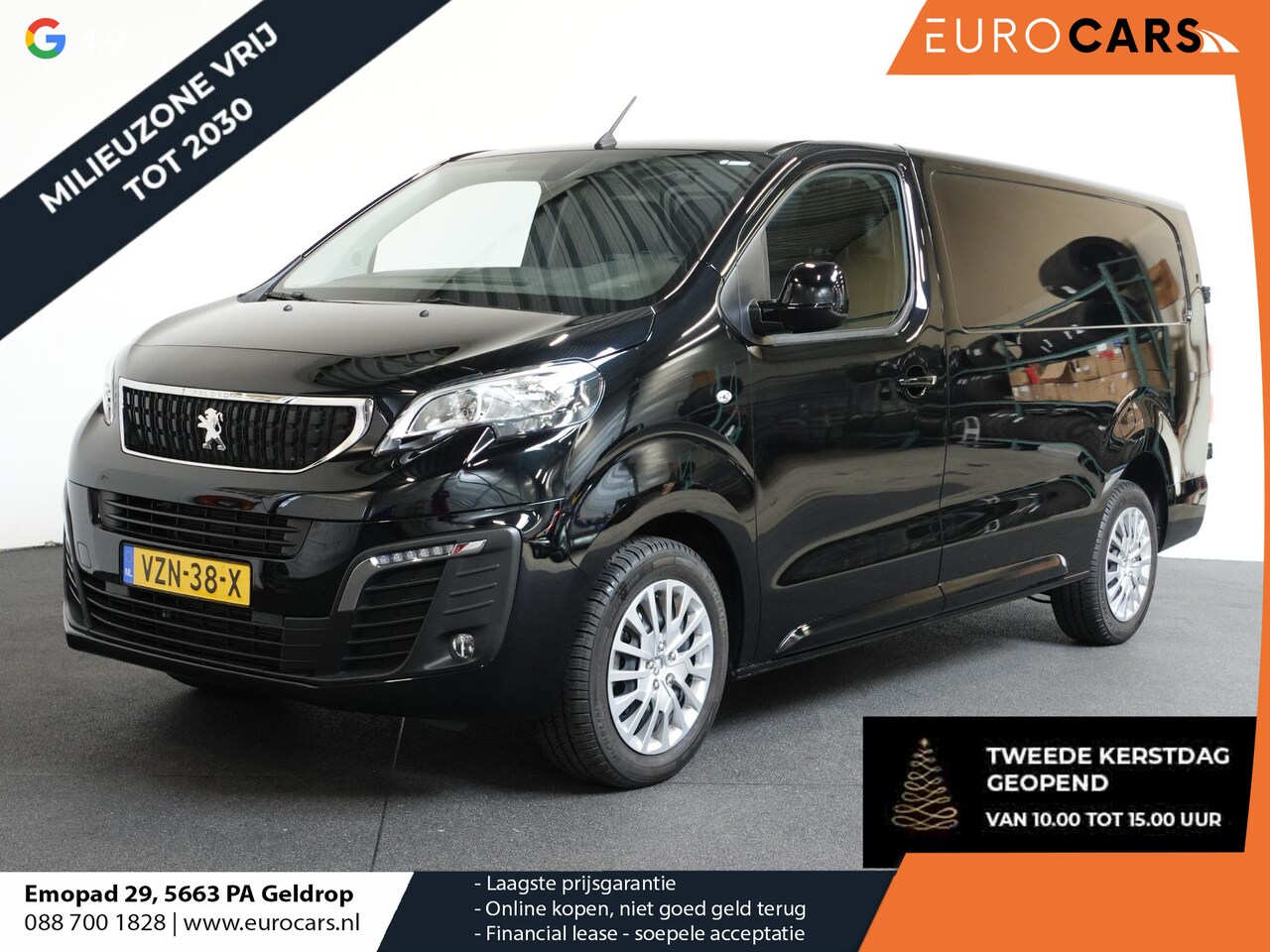 Peugeot Expert - 145PK L3 Automaat Navigatie Apple Carplay Cruise control Trekhaak Parkeersensoren Euro6 - AutoWereld.nl