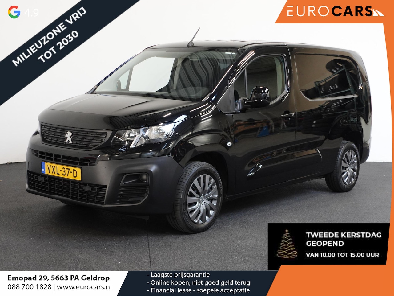 Peugeot Partner - 1.5 BlueHDi 100pk L2 Trekhaak Bluetooth Airco Parkeersensoren Cruise control - AutoWereld.nl