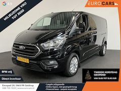 Ford Transit Custom - 300 2.0 TDCI L2H1 Limited Dubbele cabine Navi| Airco| 2 Schuifdeuren | Trekhaak| PDC| Carp