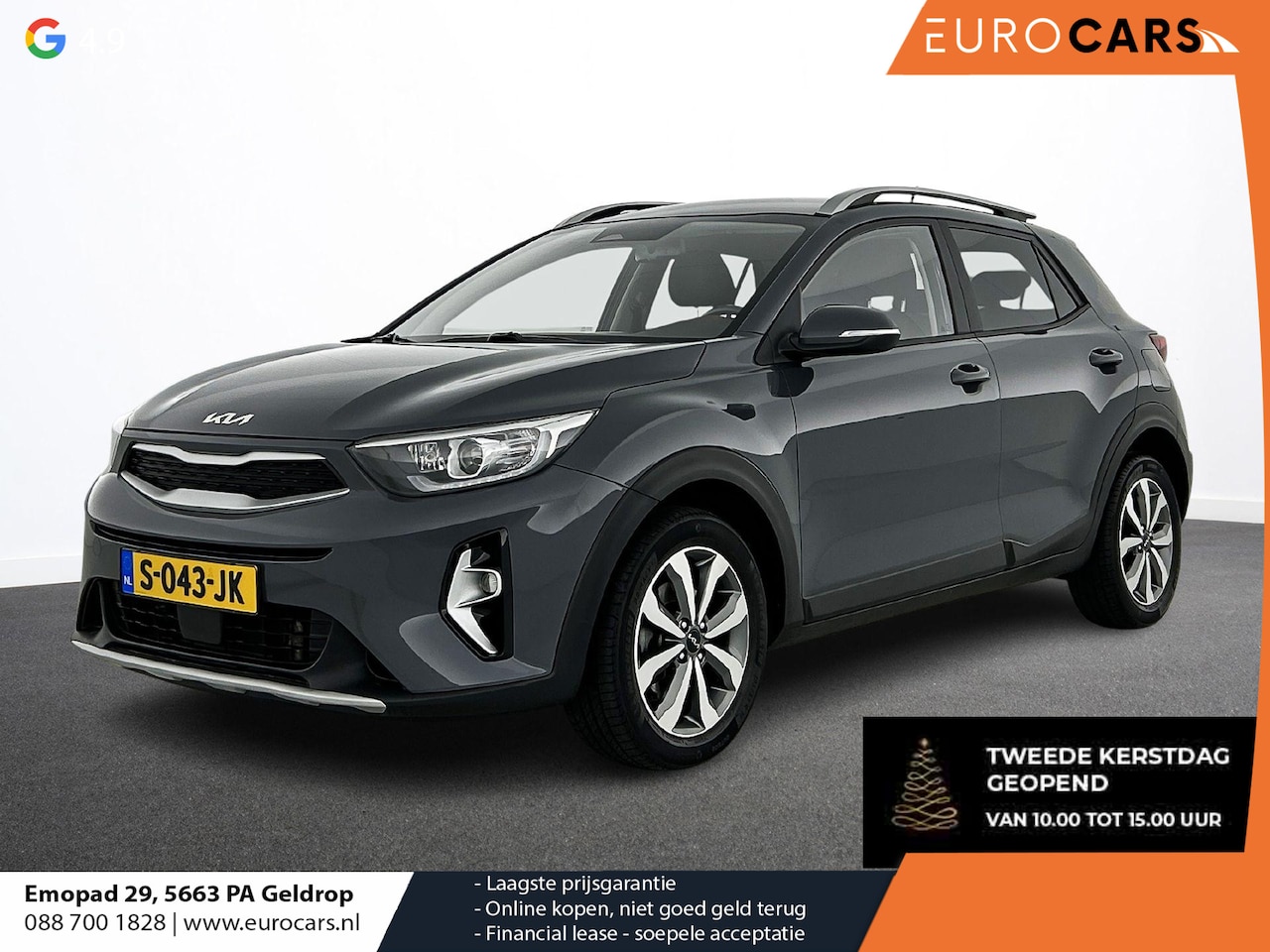 Kia Stonic - 1.0 T-GDI 136pk MHEV Automaat DynamicPlusLine Navigatie Climate control Camera Cruise Cont - AutoWereld.nl