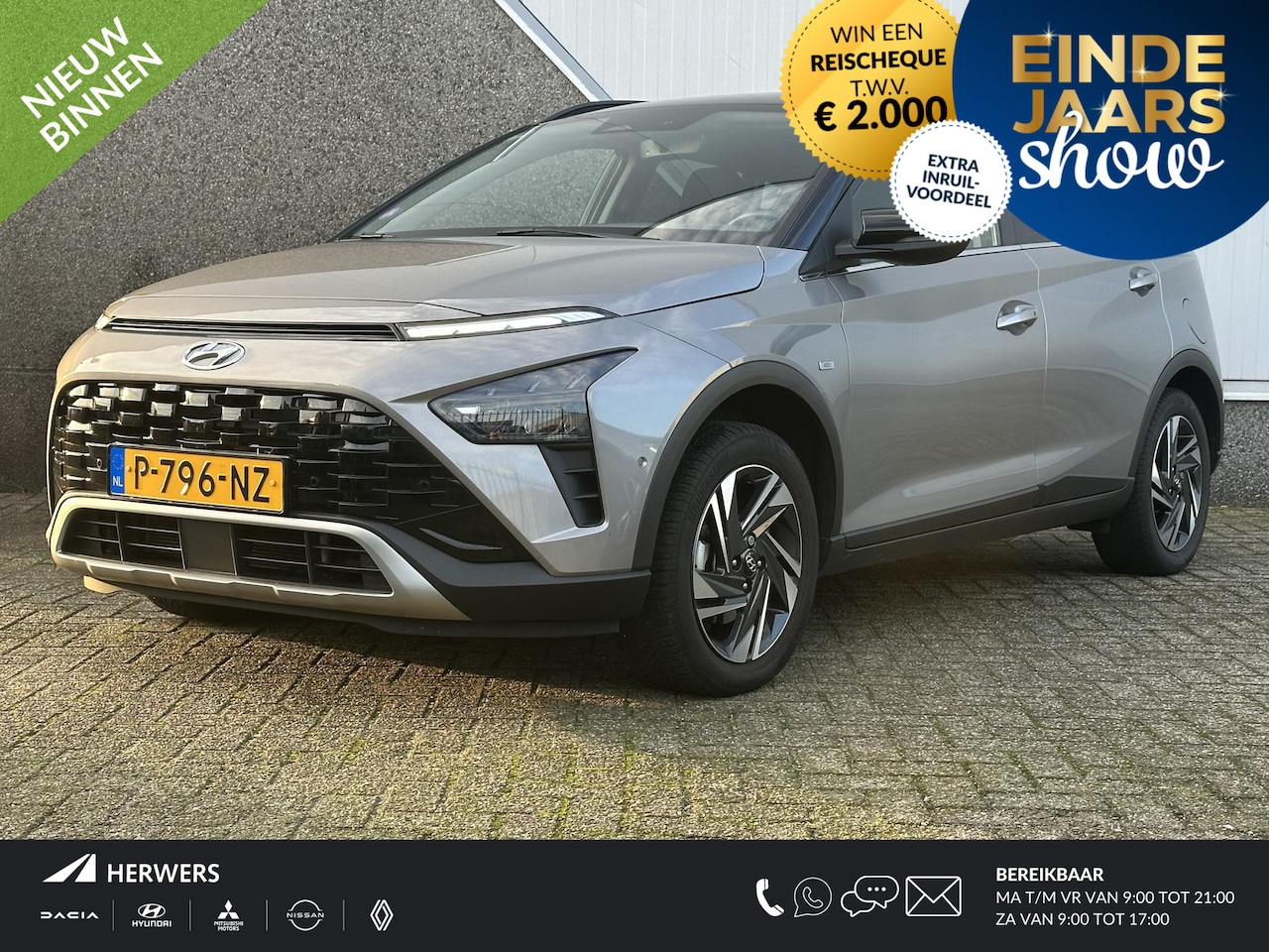 Hyundai Bayon - 1.0 T-GDI Premium / BOSE audio / parkeersensoren voor & achter / eerste eigenaar / achteru - AutoWereld.nl