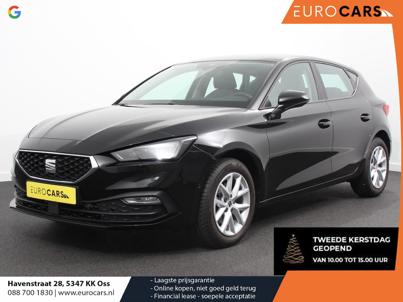 SEAT Leon - 1.0 eTSI 110pk DSG Style Navigatie Apple Carplay/ Android Auto Camera Parkeersensoren Stoe - AutoWereld.nl