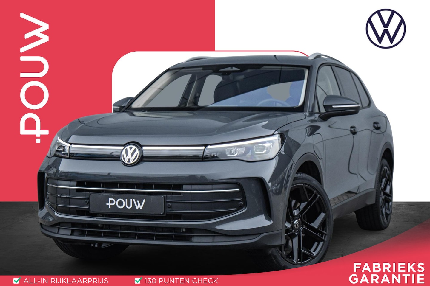 Volkswagen Tiguan - 1.5 eHybrid 204pk Life Edition | 20" LM Velgen | Trekhaak Elektrisch Uitklapbaar | Achteru - AutoWereld.nl