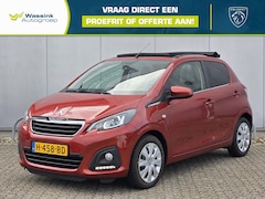 Peugeot 108 - 1.0 72pk 5D TOP Active | Airconditioning | Elektrische vouwdak | Bluetooth | Privacy glass
