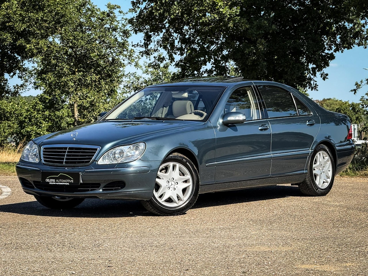 Mercedes-Benz S-klasse - 500 4-Matic Lang | Chauffeurspakket | Sonderlackierung | Schuifdak | Xenon | Leder | Navi - AutoWereld.nl