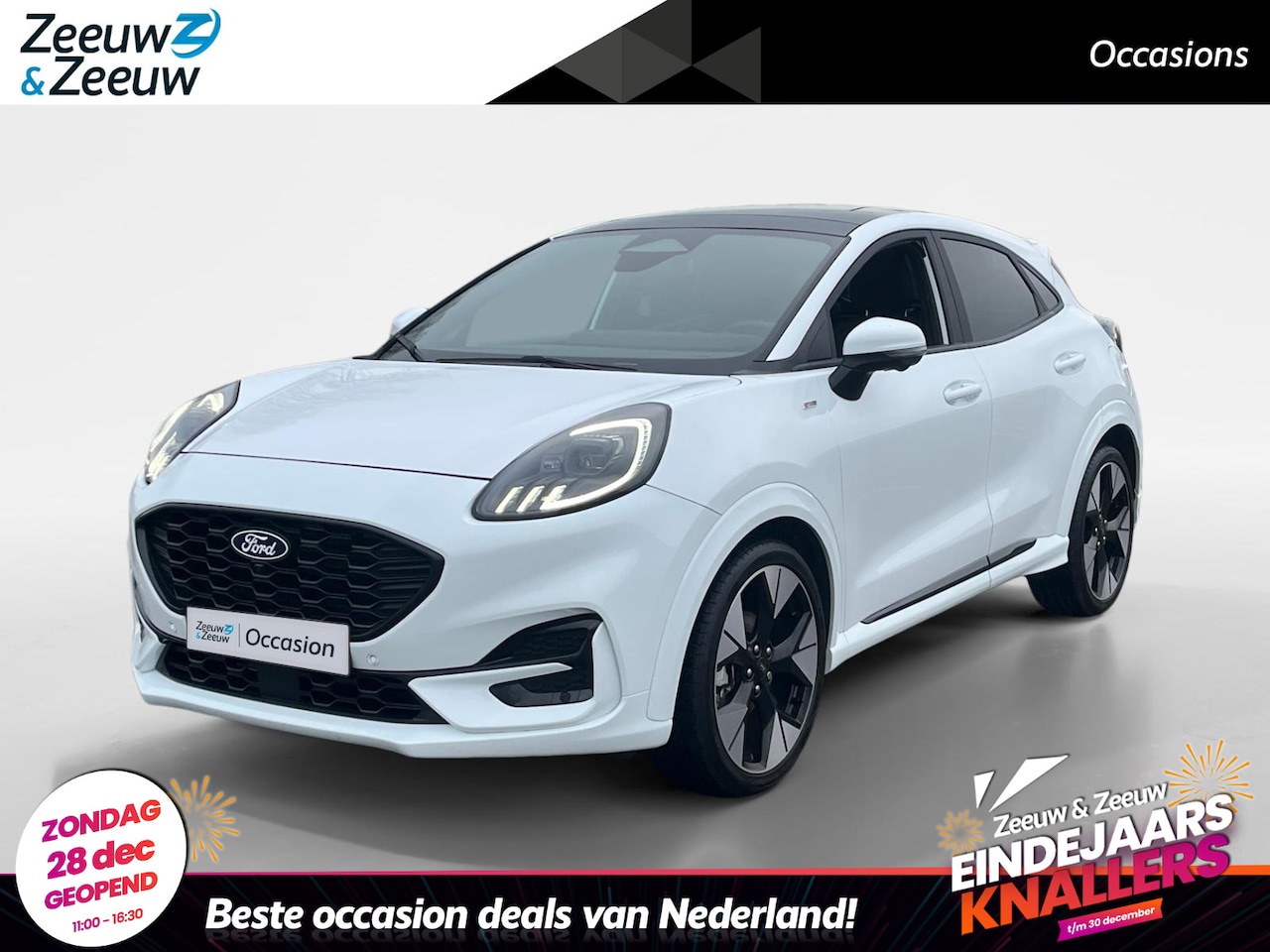 Ford Puma - ST-line X | Automaat | Panorama dak | Navigatie | Apple carplay & Android auto | Adaptief - AutoWereld.nl