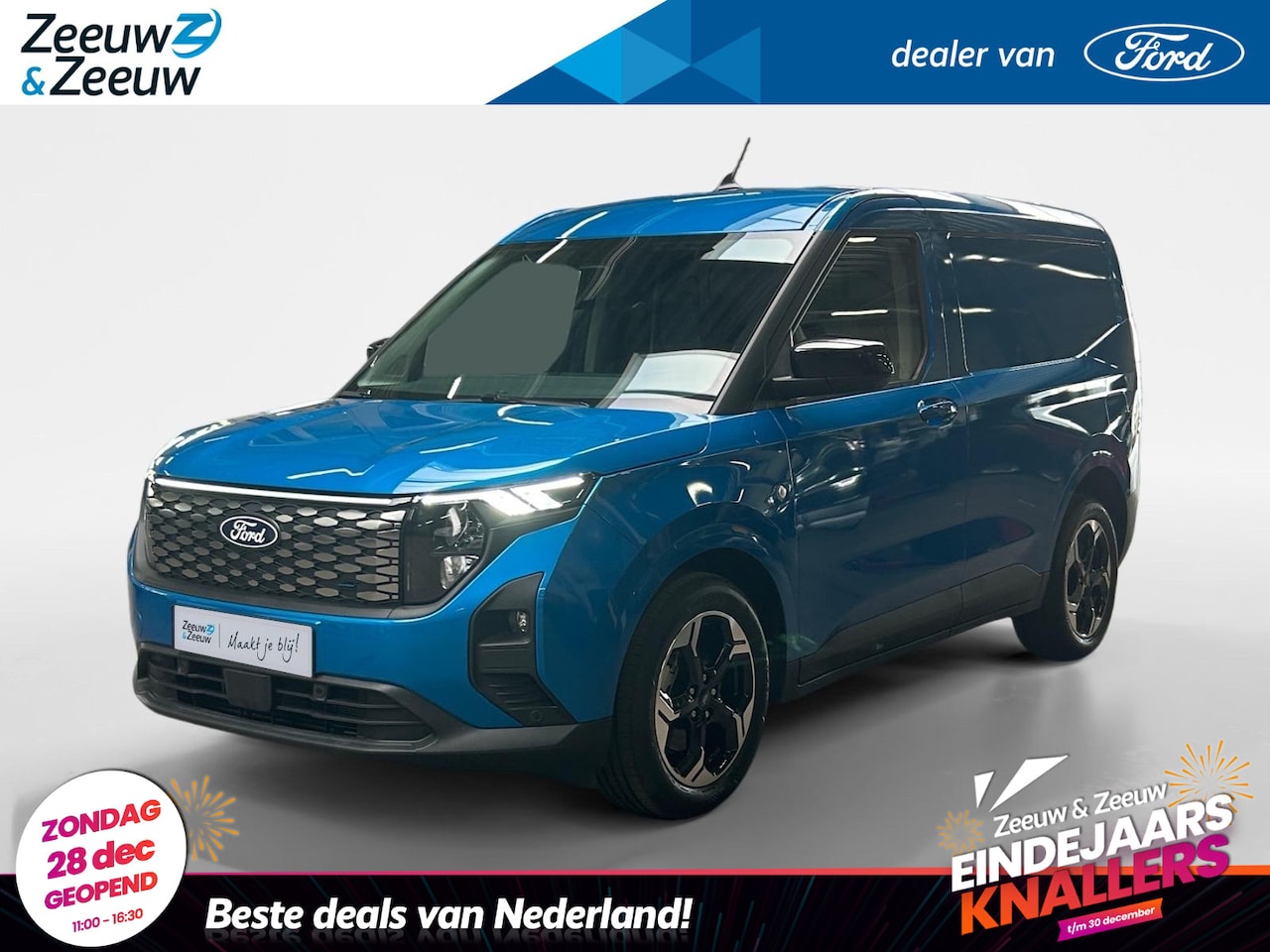 Ford E-Transit Cour. - Limited 44 kWh 136pk | 0,99% rente | Nieuw te bestellen - AutoWereld.nl