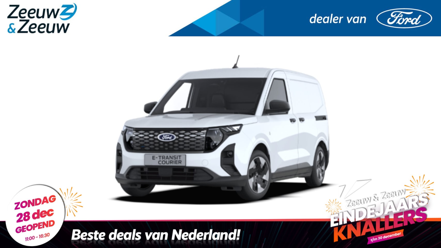Ford E-Transit Cour. - Trend 44 kWh 136pk | 0,99% rente | Nieuw te bestellen - AutoWereld.nl