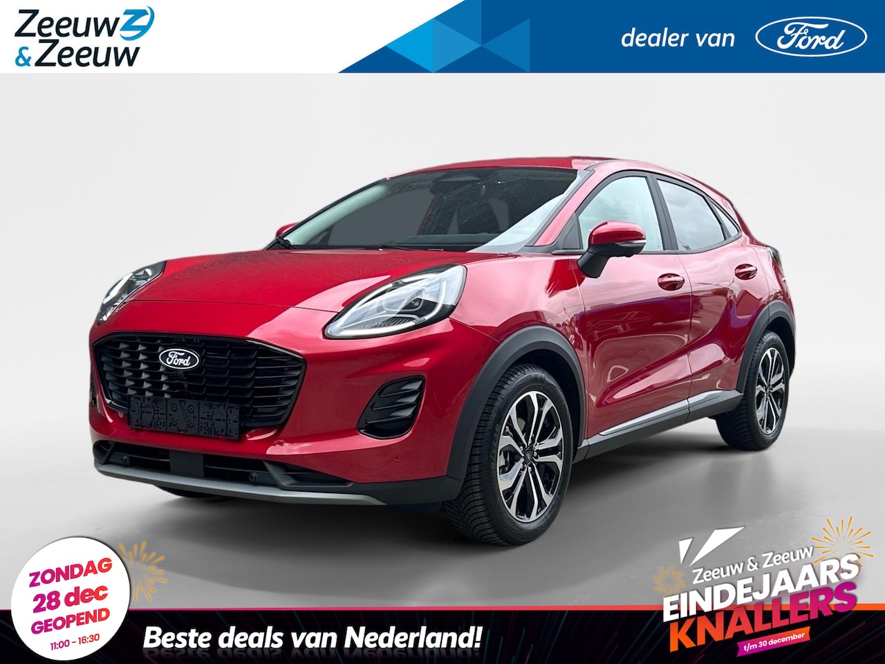 Ford Puma - 1.0 EcoBoost Hybrid Titanium 125pk | €4.000.- korting | 0,99% rente | Nieuw te bestellen - AutoWereld.nl