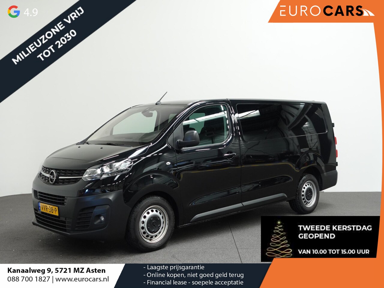 Opel Vivaro - 2.0 CDTI L3H1 Dubbele Cabine Edition Automaat Airco Navi Cruise Control Apple Carplay Trek - AutoWereld.nl