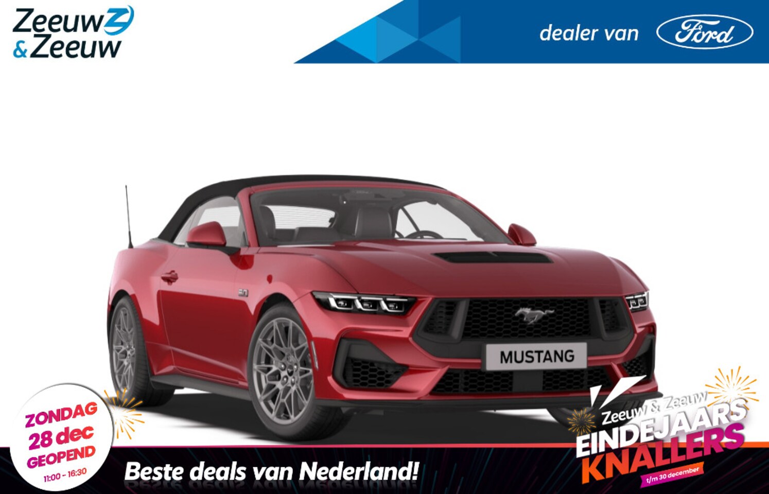 Ford Mustang Convertible - 5.0 V8 GT 446pk automaat | Nieuw te bestellen - AutoWereld.nl