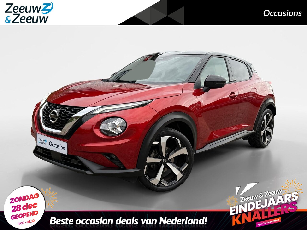 Nissan Juke - 1.0 DIG-T Premiere Edition | 19 Inch LM Velgen | Trekhaak | Stoelverwarming | Camera | Ful - AutoWereld.nl