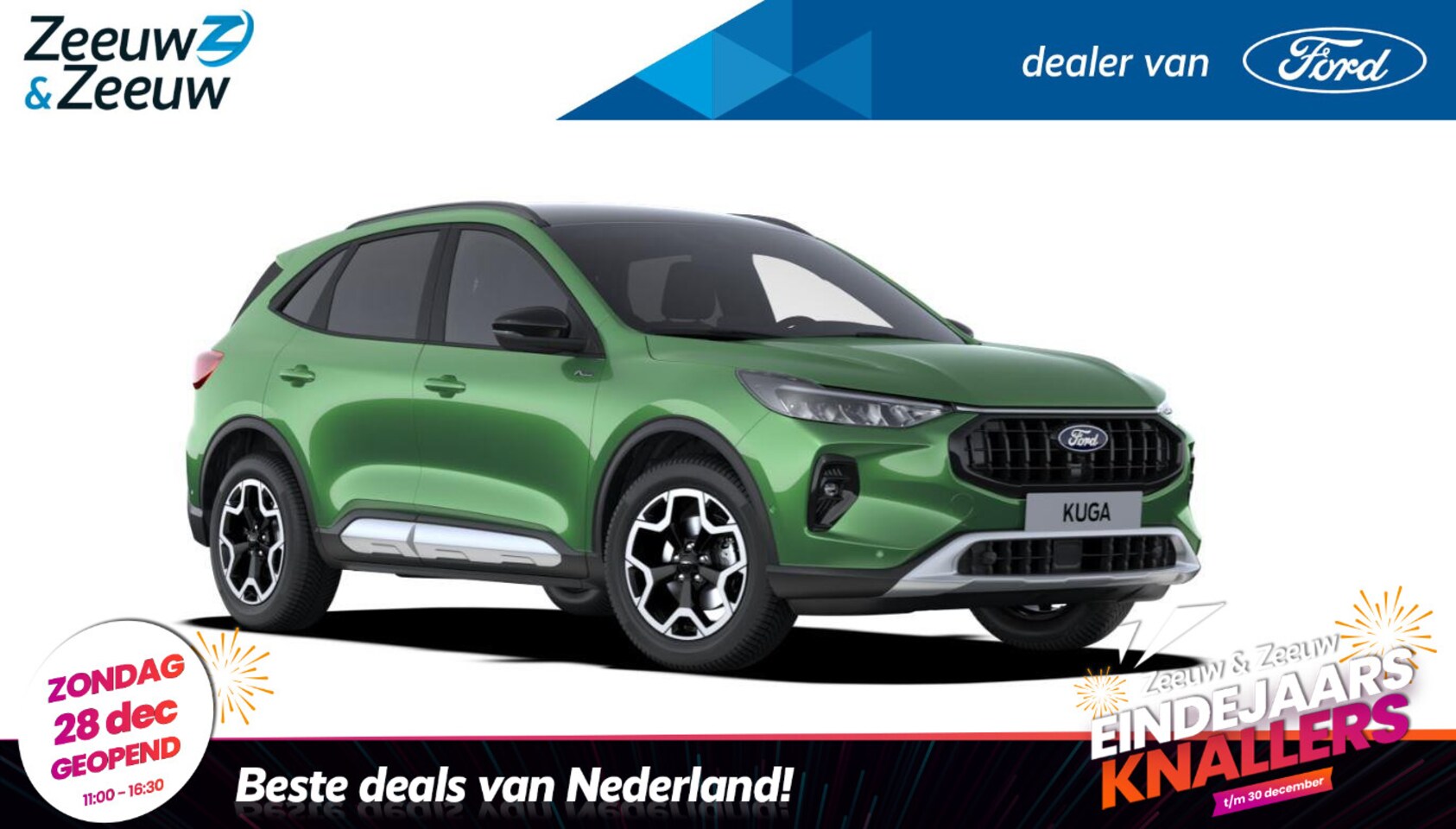 Ford Kuga - 2.5 PHEV Active X 243pk | €4.000.- korting | GRATIS LAADPAAL INCL. INSTALLATIE | 0,99% ren - AutoWereld.nl