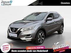 Nissan Qashqai - 1.2 Tekna + | Navigatie | Cruise Control | Camera | Panorama dak | Bluetooth | Lichtmetale