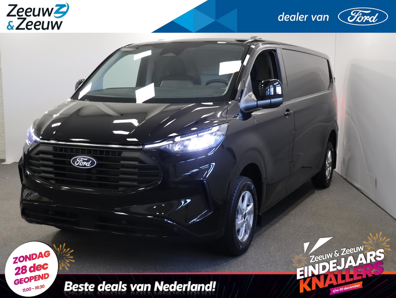 Ford Transit Custom - 300 2.0 L2H1 Limited Leveren uit VOORRAAD | Stoel/Voorruitverwarming | Navigatie | Airco | - AutoWereld.nl